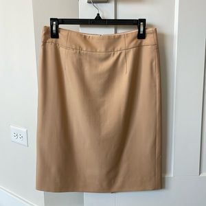 Classic J. Crew No. 2 pencil skirt in nude
